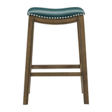 Ordway Green/Brown Pub Height Stool, Green