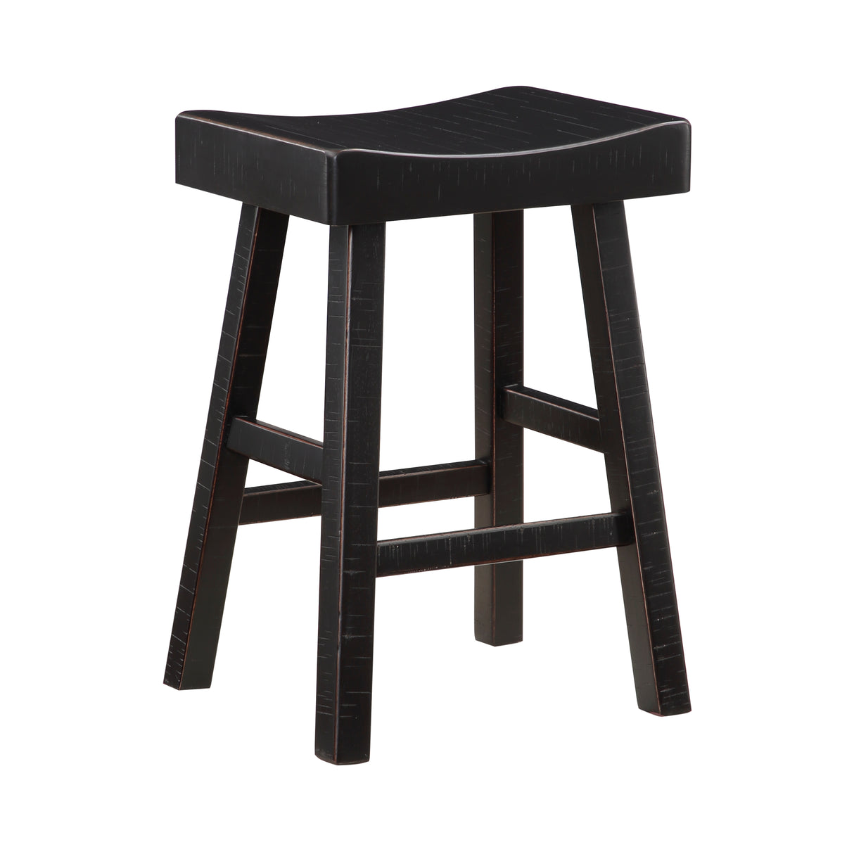 Caspian Black Counter Height Stool