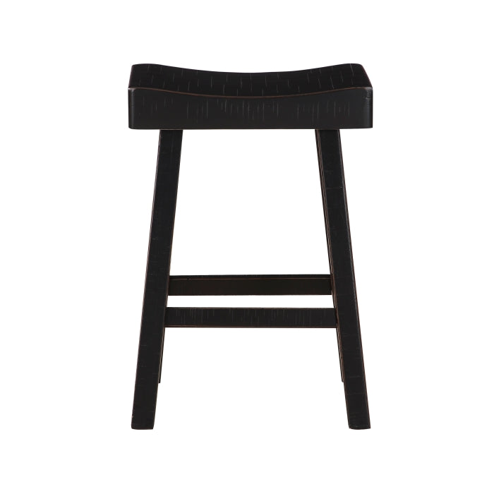 Caspian Black Counter Height Stool