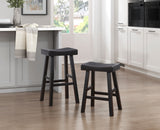 Caspian Black Counter Height Stool