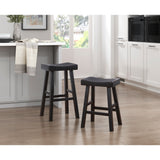 Caspian Black Counter Height Stool