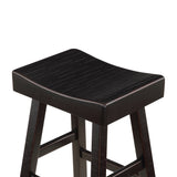 Caspian Black Counter Height Stool