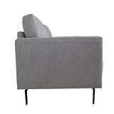 Kyrene Light Gray Linen Sofa