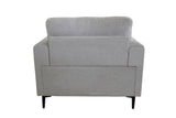 Kyrene Light Gray Linen Chair
