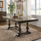 Stonington Brown And Charcoal Dining Table