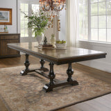 Stonington Brown And Charcoal Dining Table