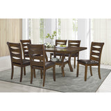 Darla Brown Dining Table W/18" Butterfly Leaf, Mindy Veneer