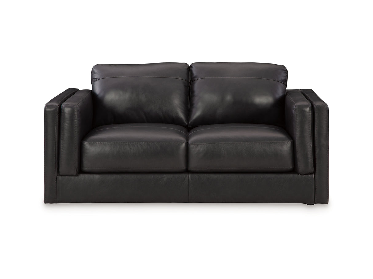Amiata Onyx Sofa, Loveseat, Oversized Chair And Ottoman