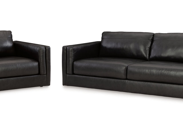 Amiata Onyx Sofa And Oversized Chair