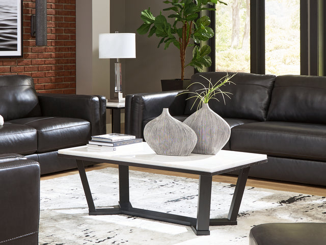 Amiata Onyx Sofa, Loveseat, Oversized Chair And Ottoman