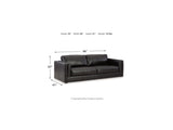 Amiata Onyx Sofa, Loveseat, Oversized Chair And Ottoman