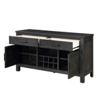 Orem Wire Brushed Antiqued Black Server