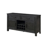 Orem Wire Brushed Antiqued Black Server