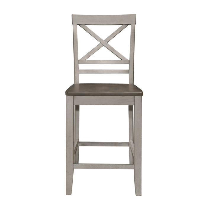 Brightleaf Brown/Light Gray Counter Height Chair