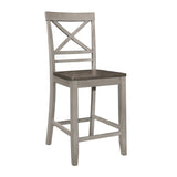Brightleaf Brown/Light Gray Counter Height Chair