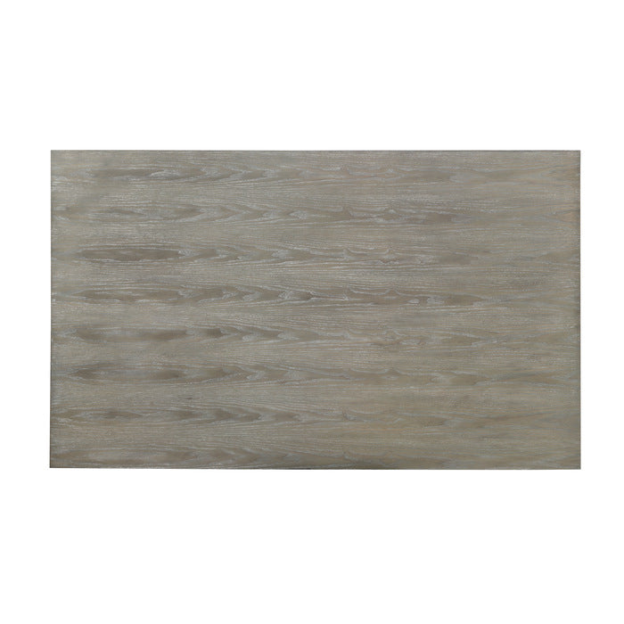 Keene Light Gray/Black Metal Dining Table