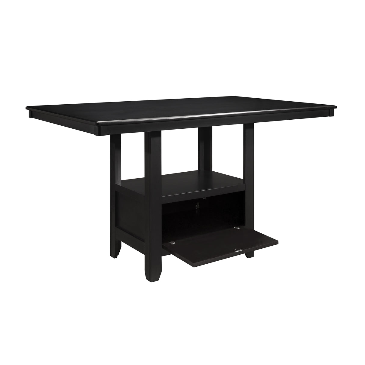 Raven Charcoal Gray Counter Height Table