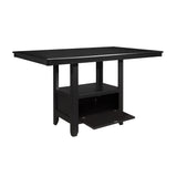 Raven Charcoal Gray Counter Height Table