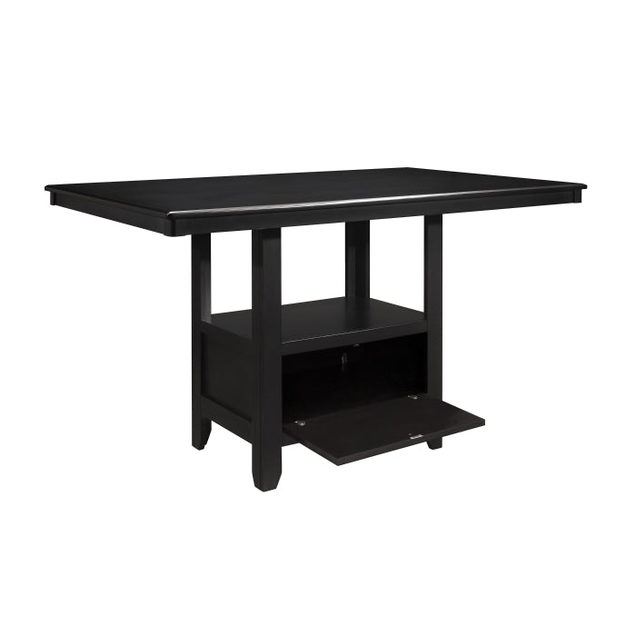 Raven Charcoal Gray Counter Height Table