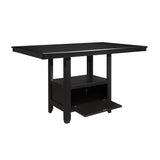 Raven Charcoal Gray Counter Height Table