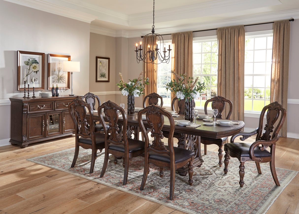 Bergen Dark Oak Dining Table