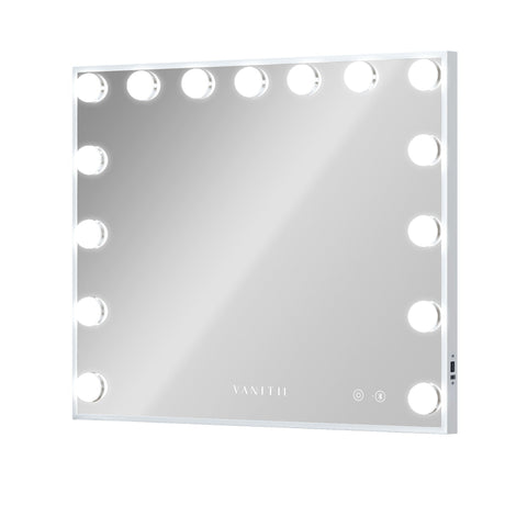 Mary Hollywood Vanity Mirror with Bluetooth XXL - 15 Dimmable LED Bulbs