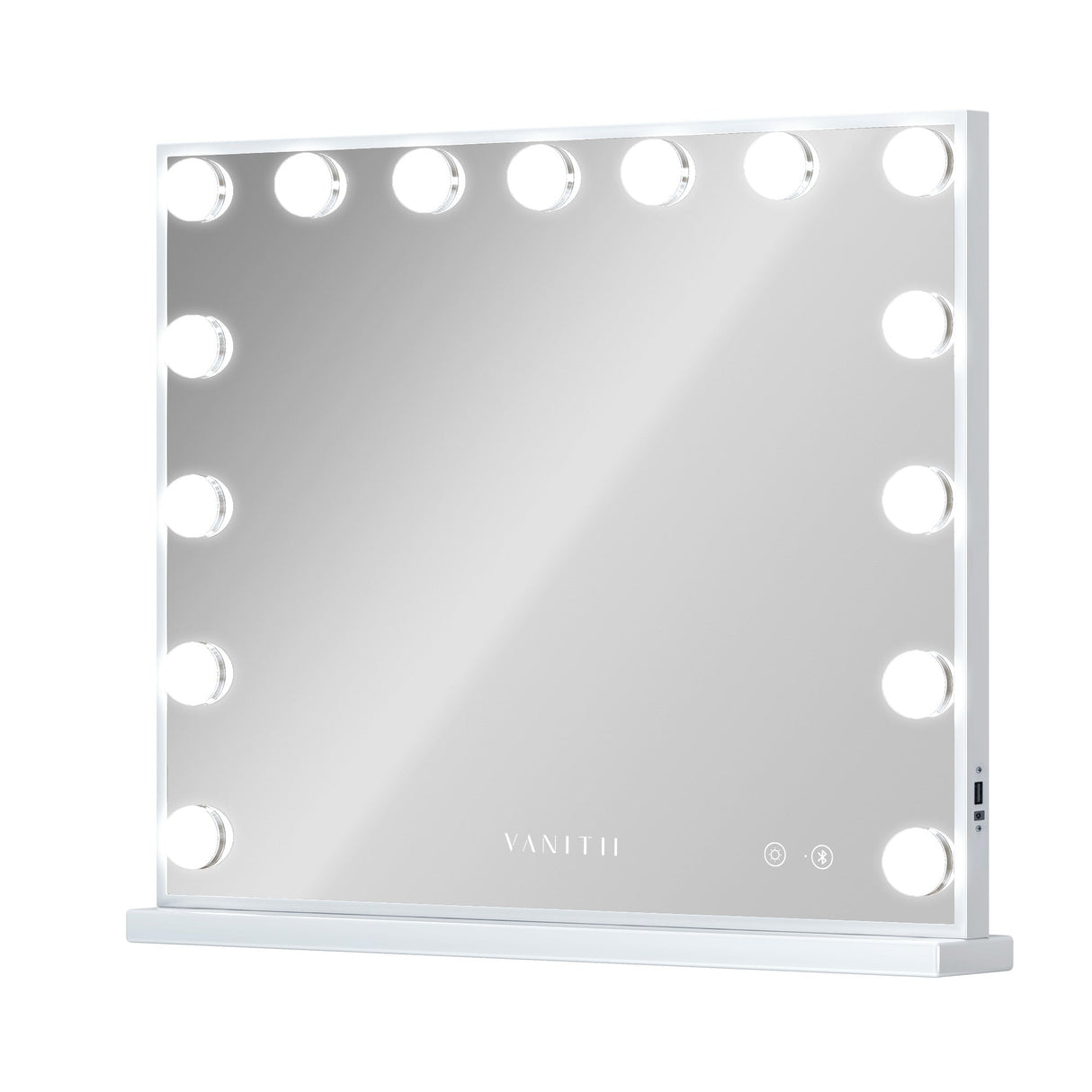 Mary Hollywood Vanity Mirror with Bluetooth XXL - 15 Dimmable LED Bulbs