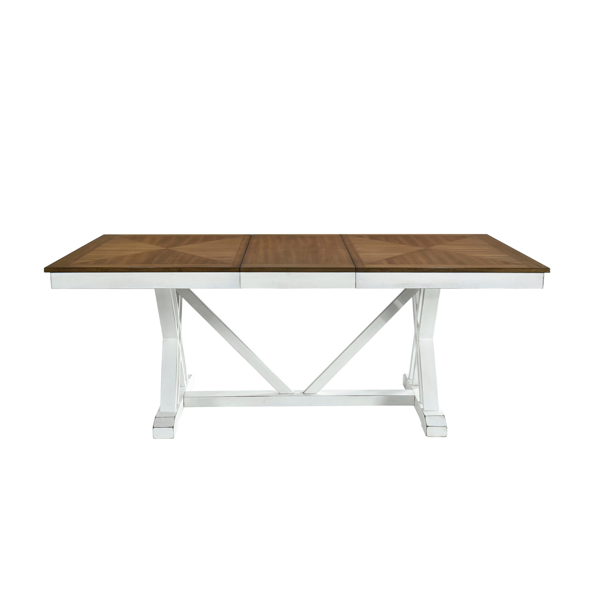 Brunson Oak And White Dining Table