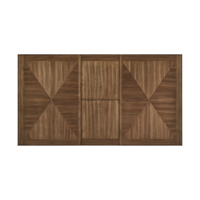 Brunson Oak And White Dining Table