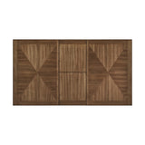 Brunson Oak And White Dining Table