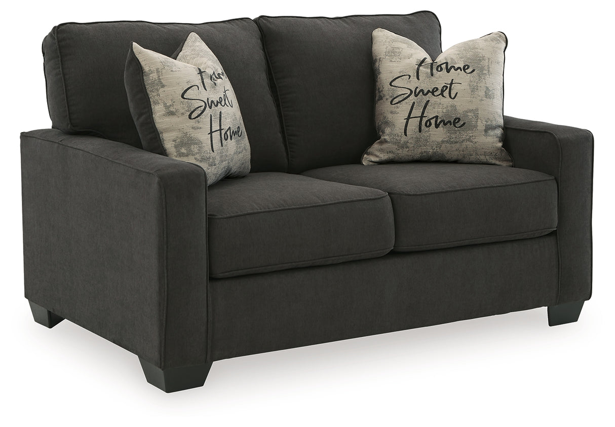 Lucina Charcoal Loveseat