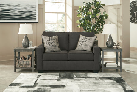 Lucina Charcoal Loveseat