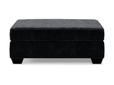 Lavernett Charcoal 5-Piece Sectional And Ottoman