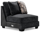 Lavernett Charcoal Armless Chair