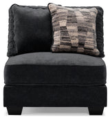 Lavernett Charcoal Armless Chair