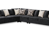 Lavernett Charcoal 4-Piece Sectional