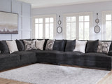 Lavernett Charcoal 4-Piece Sectional
