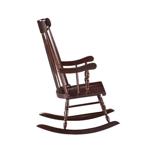 Raina Capsynthetic Leather Ccino Finish Rocking Chair