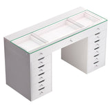 Eva Vanity Desk - 13 Storage Drawers