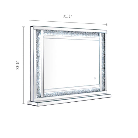 Crushed Diamonds LED Dressing Table