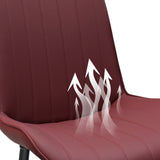 Ergonomic PU Leather Dining Chairs