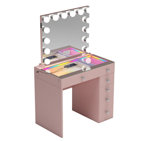 Mini Diana Vanity Set -6 Storage Drawers with Mirror