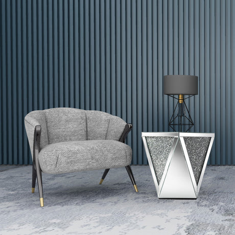 Crushed Diamond Side Table