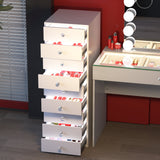 9-Drawer Makeup Vanity Storage Unit with Lights