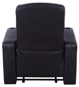 Cyrus Black 3-Piece Upholstered Home Theater Seating
