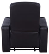 Cyrus Black 3-Piece Upholstered Home Theater Seating
