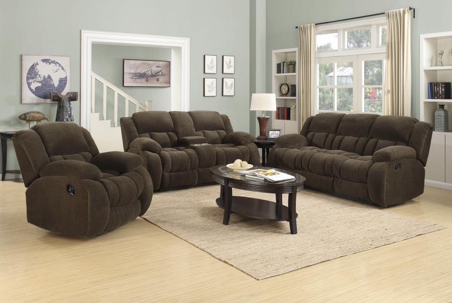 Weissman Upholstered Tufted Living Room Set 3-Piece Living Room Set