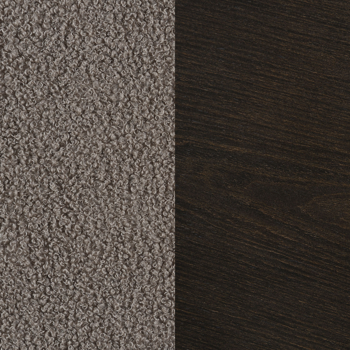 Paige Taupe Boucle Upholstered Mid Back Rocking Chair