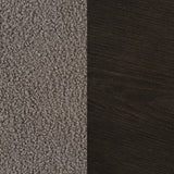 Paige Taupe Boucle Upholstered Mid Back Rocking Chair