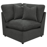 Collins Dark Grey Modular Corner Chair